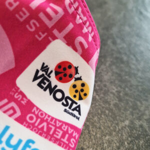 fascia stirnband personalizzata Stelvio Marathon color magenta